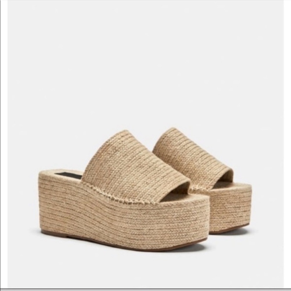 ZARA Jute Mules